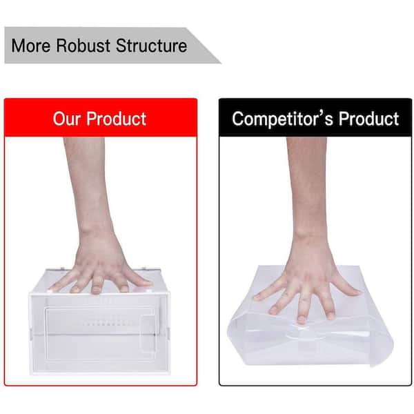 Step By Step Guidance - Stackable & Foldable Shoe Box 