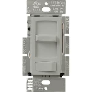 Skylark Contour Dimmer Switch for Electronic Low-Voltage, 300-Watt/Single-Pole or 3-Way, Gray (CTELV-303P-GR)