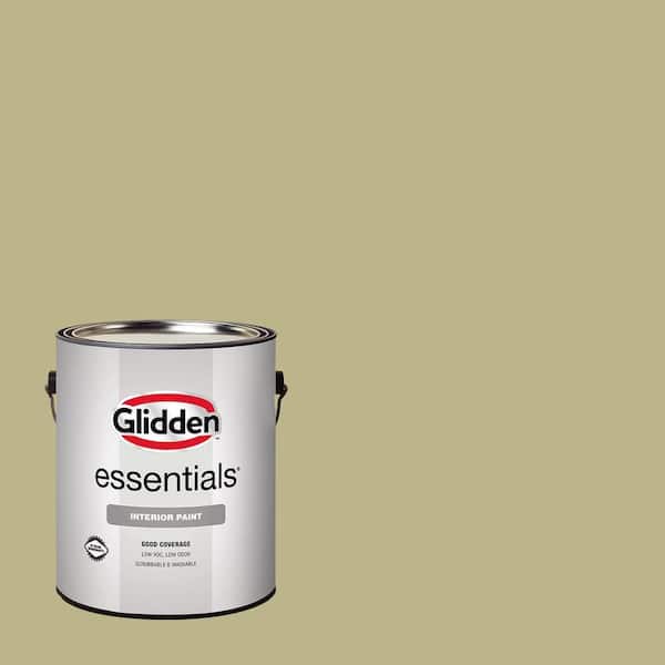 Glidden Essentials 1 gal. PPG1114-4 Cress Green Semi-Gloss Interior Paint