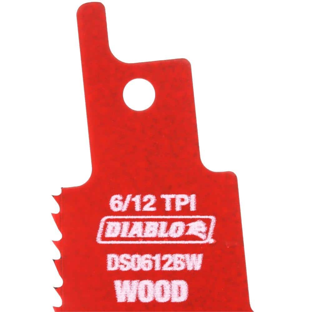 Diablo DS0612BW5 6" 6/12 TPI recip blades - Image 2