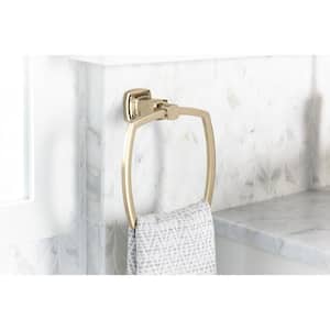 Margaux Towel Ring in Vibrant French Gold
