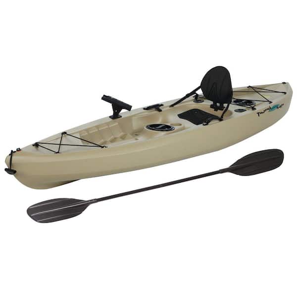 Lifetime Muskie Angler Kayak with Padded Back and Paddle