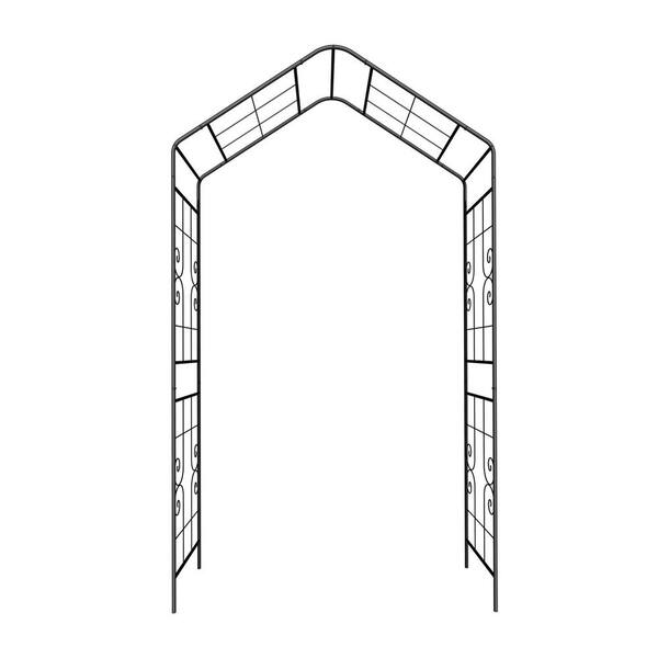Oyezvary 94.5 in. Outdoor Trellis Metal Arch Climbing Plants