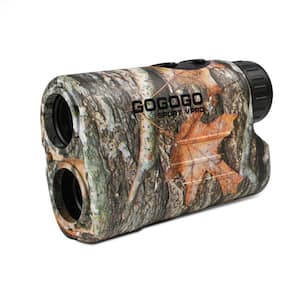 Red Display Camo Rangefinder with 1200 Yards Laser and 6X Magnification Distance Measurement