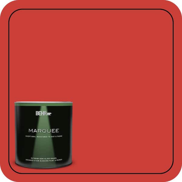 BEHR MARQUEE 1 qt. #P170-7 100 MPH Semi-Gloss Enamel Exterior Paint & Primer