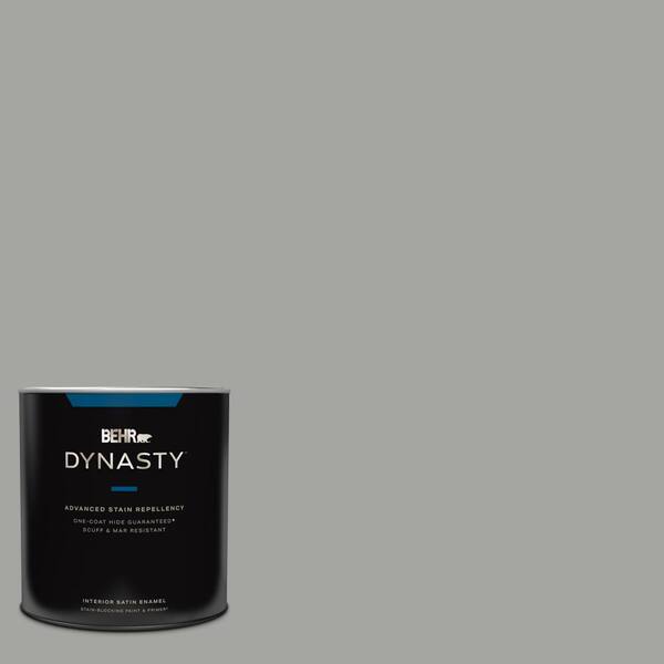 BEHR DYNASTY 1 qt. PPU2418 Great Graphite Satin Enamel Interior Stain