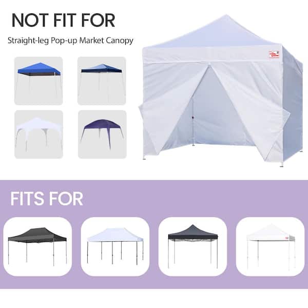 Tradesparker Series 10 ft. x 10 ft. Blue Pop-up Canopy Tent