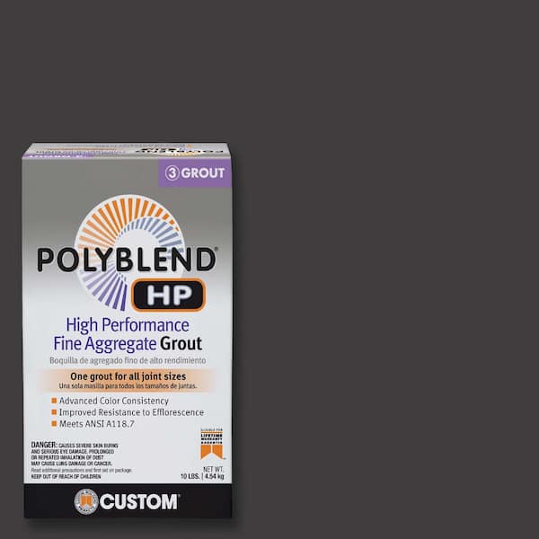 Polyblend HP #60 Charcoal 10 lbs. High Performance Fine Aggregate Grout