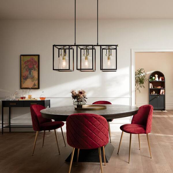 Kichler Kitner 3-Light Industrial Chandelier