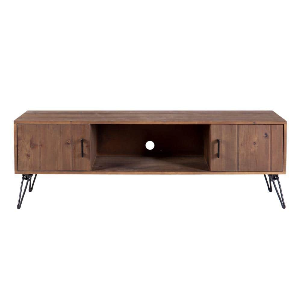 Reviews for THE URBAN PORT Brown TV Stand Media Console Fits TV's up to