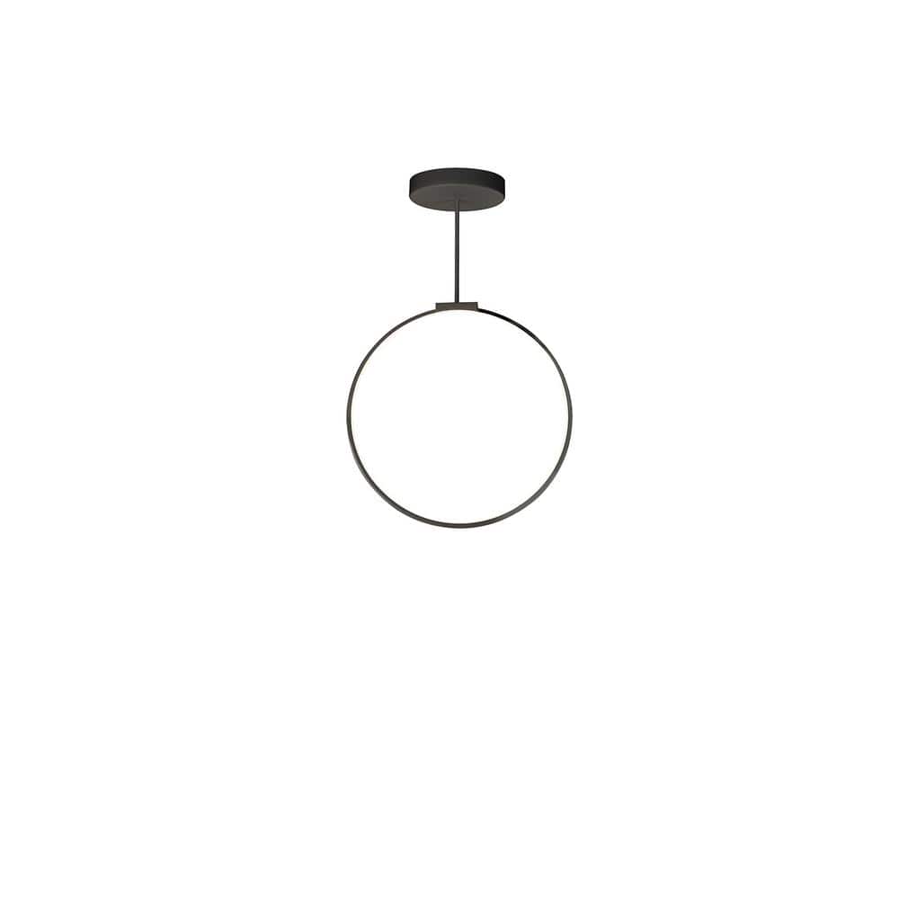 Cirque 24 in. 1 Light 36-Watt Black Integrated LED Pendant Light price history on PriceWatchPro