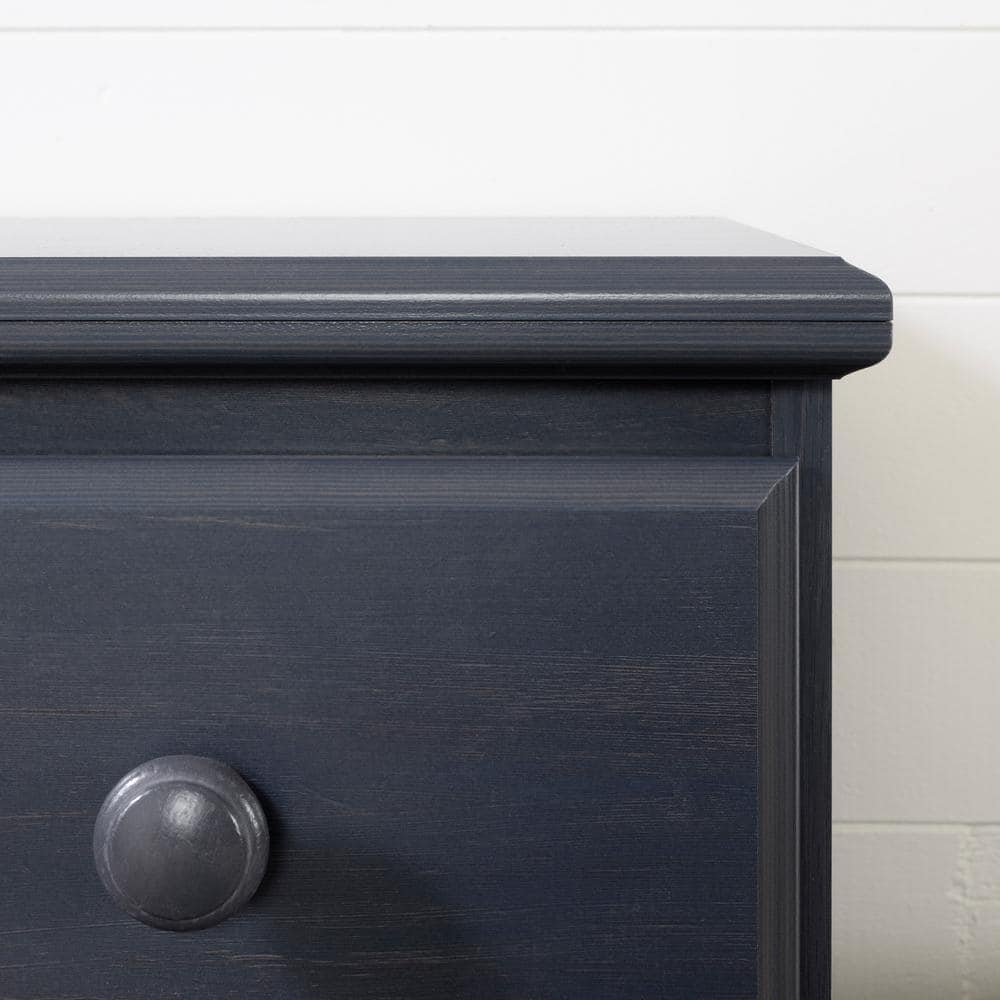 Blueberry Coastal Double Dresser with Six Drawers