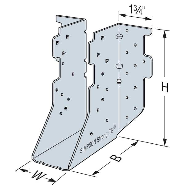 Simpson Strong-Tie HTU Galvanized Heavy Face-Mount Truss Simpson Strong-Tie HTU Galvanized Heavy Face-Mount Truss