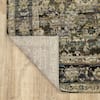 AVERLEY HOME Athena Green/Brown 3 ft. x 5 ft. Distressed Border Area Rug  004268 - The Home Depot