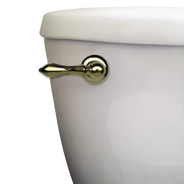 DANCO Universal Decorative Toilet Handle in Polished Brass