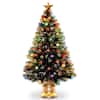 National Tree Company 4 ft. Fiber Optic Fireworks Artificial Christmas ...