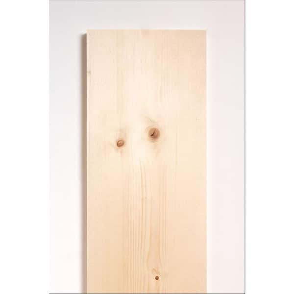 1 in. x 4 in. x 6 ft. S4S White Wood Board 0000-914-673 - The Home