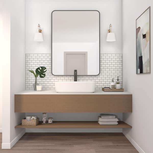 White Ash 1/2 in. x 12 in. Glazed Ceramic Jolly Trim Tile (0.48 sq. ft./case)