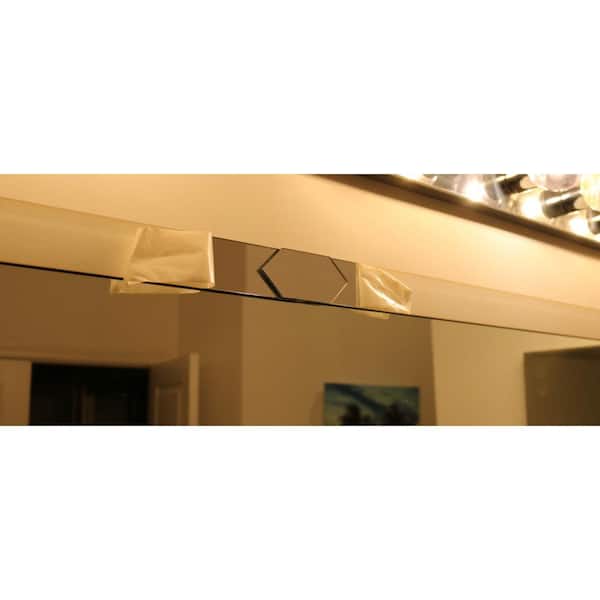MirrEdge 48 in. x 2 in. Acrylic Mirror Framing Strips (2-Pack