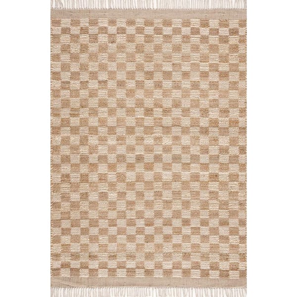 Ionut 6 ft. X 9 ft. Light Brown/Brown Area Rug