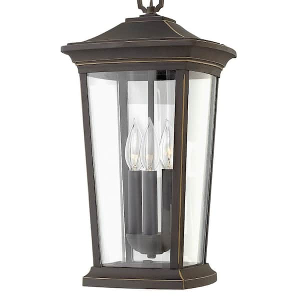 HINKLEY - Bromley 3-Light Oil Rubbed Bronze Outdoor Pendant Light
