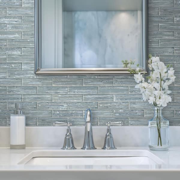 Chilcott Treasure 3 in. x 12 in. Glossy Glass Wall Tile (5 sq. ft./Case)