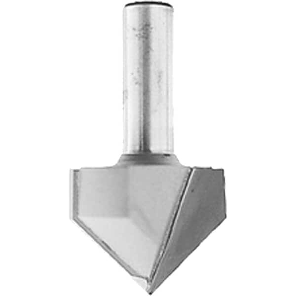 Makita 7/8 in. Carbide-Tipped Vee Grooving 90 Degree 2-Flute Router Bit with 1/4 in. Shank