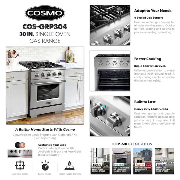 Cosmo 30 online gas range