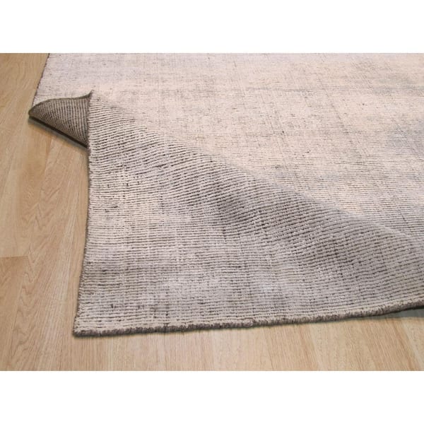 Boho Ivory/Gray 8 ft. x 10 ft. Stripe Rug