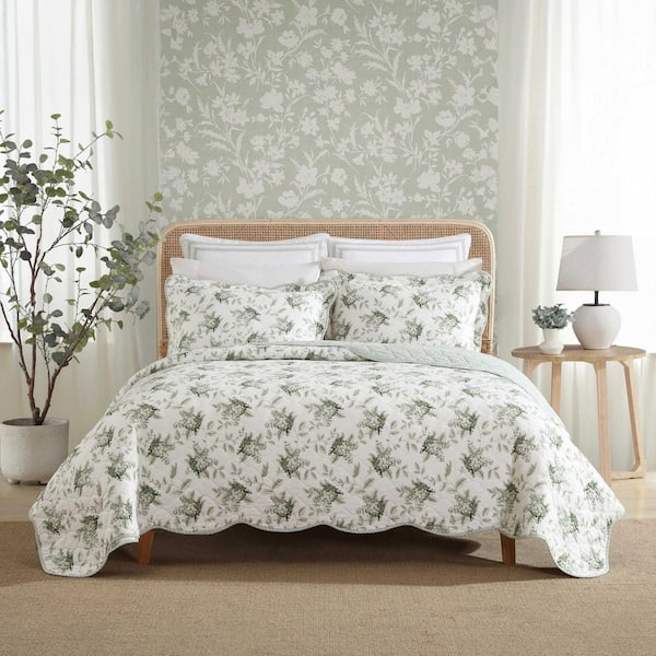 Twin Sized Reversible Floral Quilted Comforter purchases