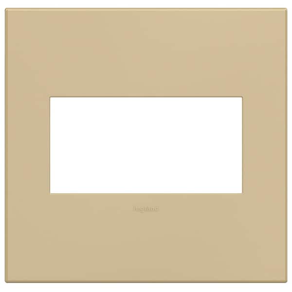 Legrand adorne 2 Gang Decorator/Rocker Wall Plate, Golden Sands (1-Pack)