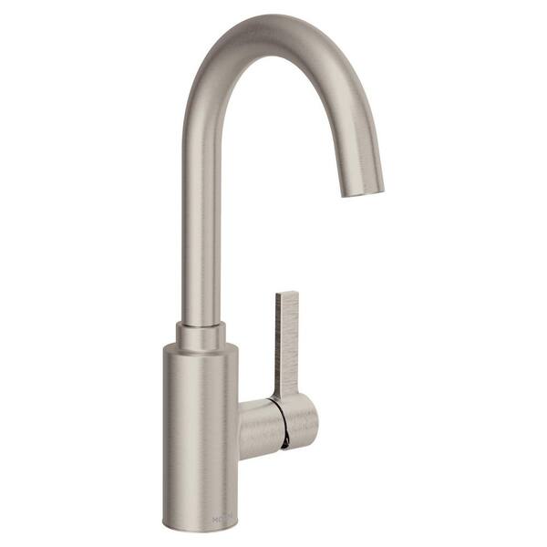 gentas MOEN Genta LX Single-Handle Bar Faucet in Spot Resist Stainless