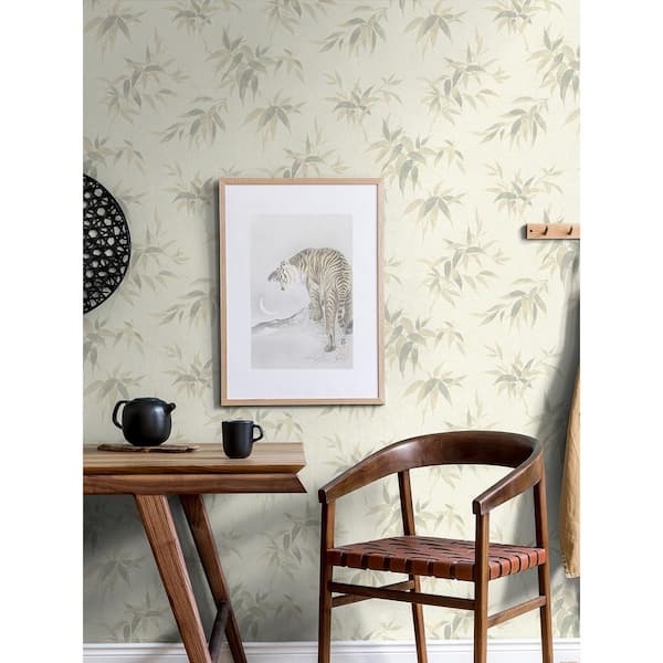 Minori White Leaves Wallpaper