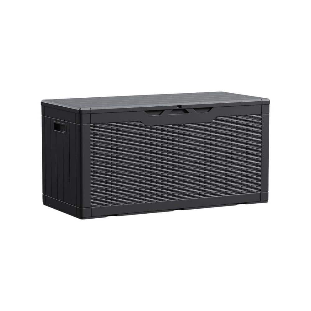 48 in. W x 22 in. D x 24.5 in. H Black Resin Outdoor Storage Cabinet price history on PriceWatchPro