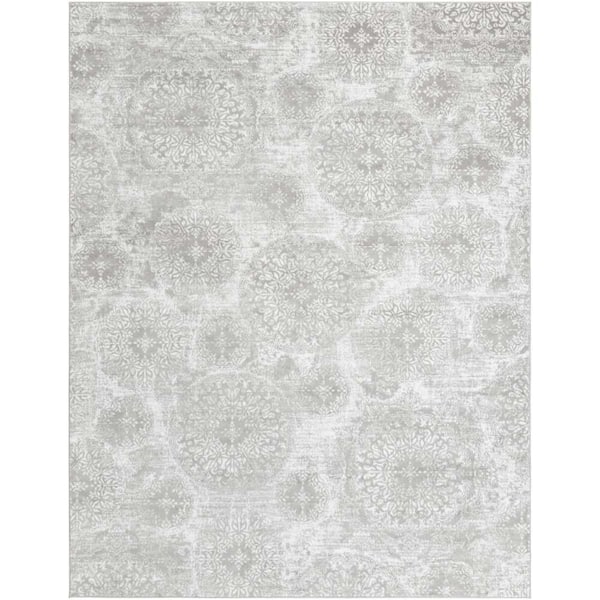 Sofia Grand Light Gray 10 ft. x 13 ft. Area Rug