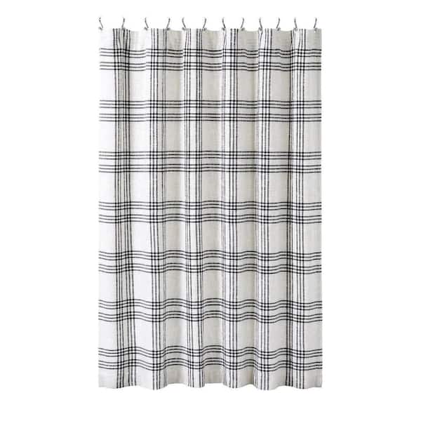 VHC Brands Plaid Shower Curtain