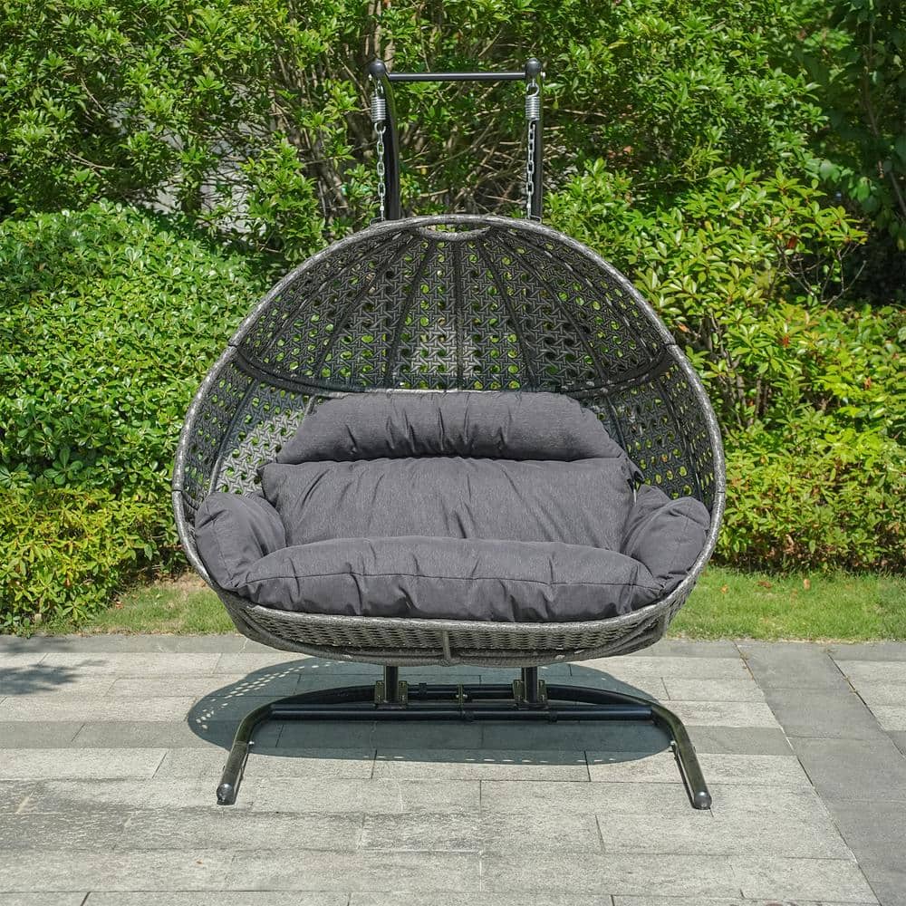 TWT Home 6.5 ft. Portable Hanging Basket Chair Hammock with