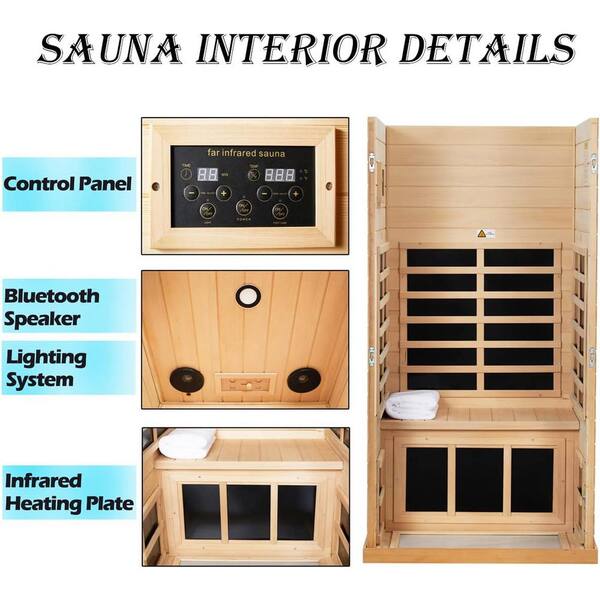 Xspracer Moray 4-Person Outdoor Infrared Sauna with 8 Far-Infrared