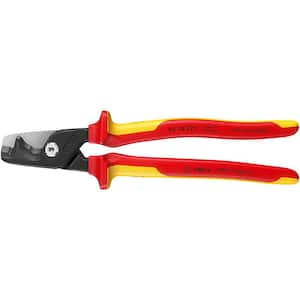 9 in. StepCut XL Cable Shears Cutting Pliers, 1000-Volt Insulated