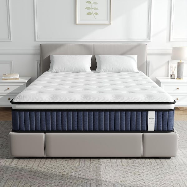 Queen Medium Hybrid 12 in. Mattress in a Box with Breathable Foam and Motion Isolation