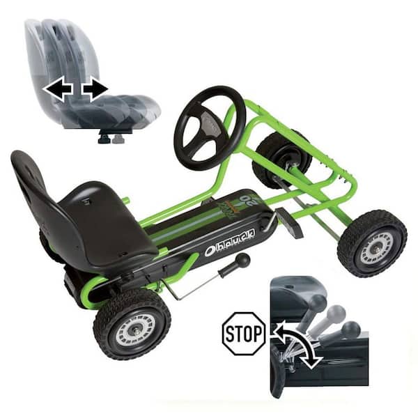 Lightning Ergonomic Pedal Ride On Go Kart Toys for Boys and Girls