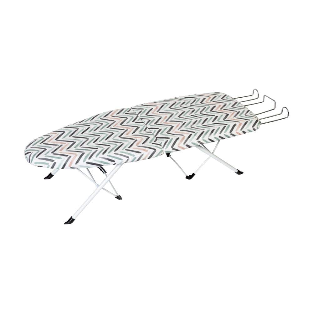 Honey-Can-Do White Steel Tabletop Collapsible Ironing Board with Cover  BRD-09154 - The Home Depot