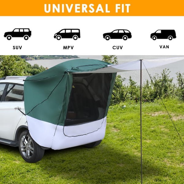 Tailgate Shade Awning Tent for Car Travel Midsize to Full Size SUV Van –  USA Camp Gear