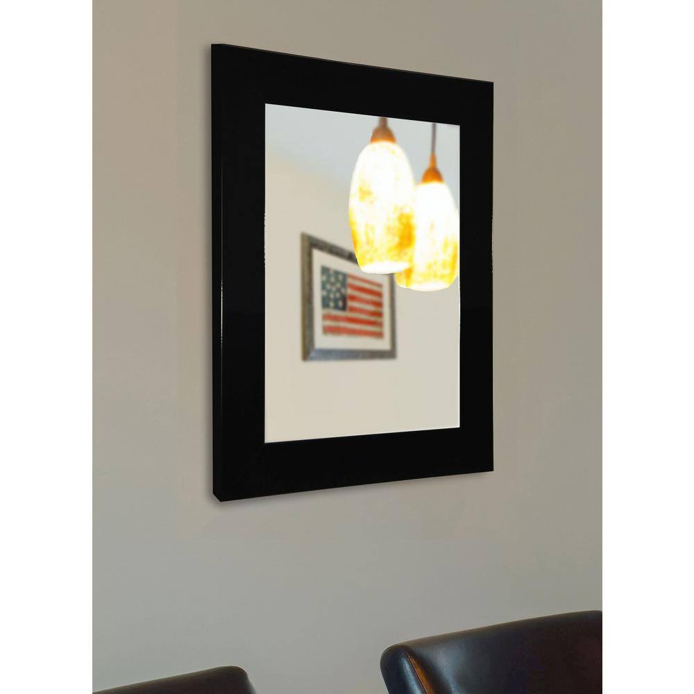 Large Rectangle Black Modern Mirror (48 in. H x 36 in. W) V086/30.542.