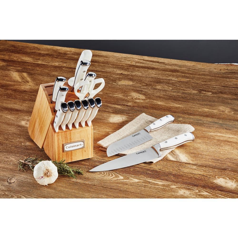 Cuisinart 15-Pc Stainless Steel Knife Block Set