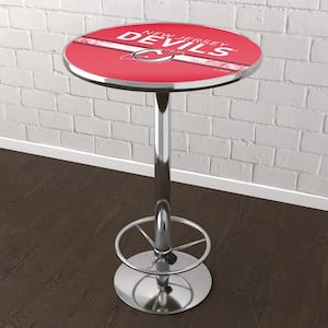 New Jersey Devils Logo Red 42 in. Bar Table