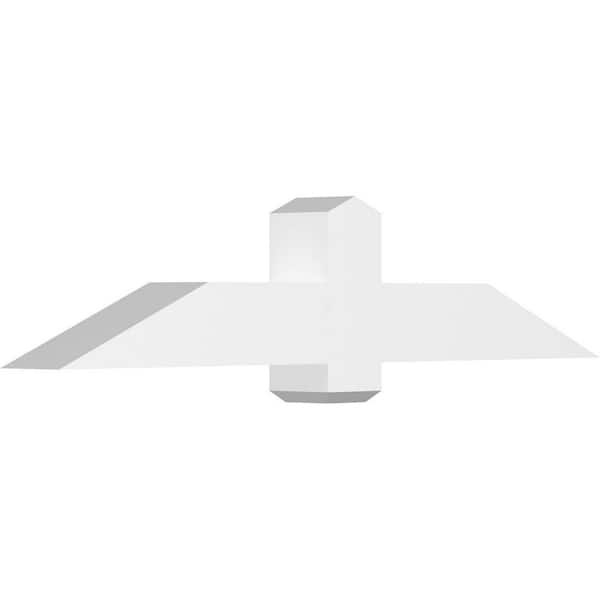 Ekena Millwork Eugene 60 in. W x 12.5 in. H x 6 in. D Signature Polyurethane Bracket