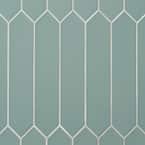Ivy Hill Tile Axis 2.6 in. x 13 in. Jade Polished Picket