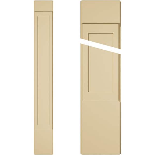 Ekena Millwork 2 in. D x 12 in. W x 96 in. L Primed Polyurethane Pilaster 1- Pack