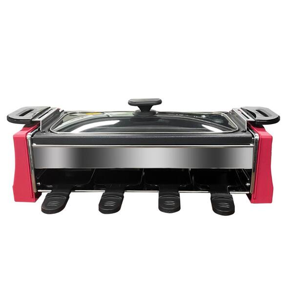 オーガニック・テクノロジー Siavonce 170 sq. in. Black 1300-Watt Raclette Grill with Non